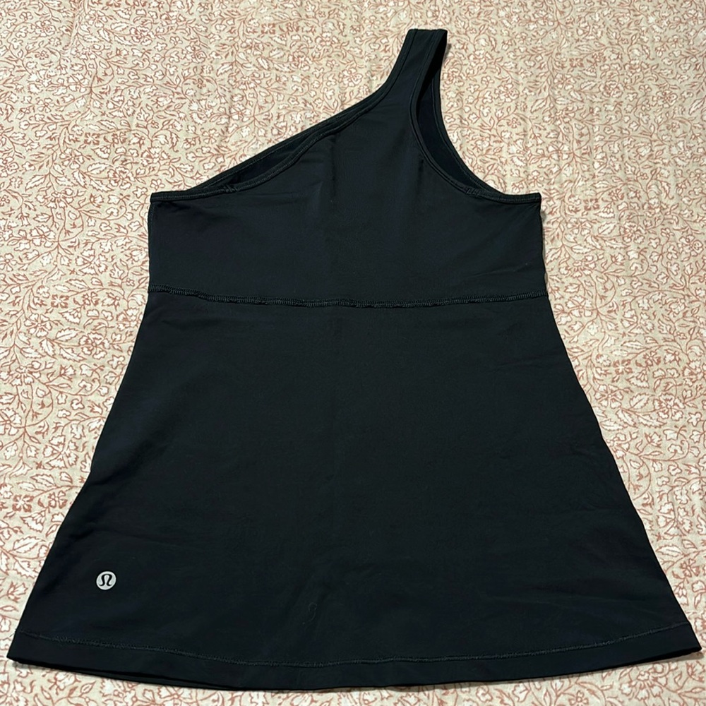 Lululemon one shoulder top black